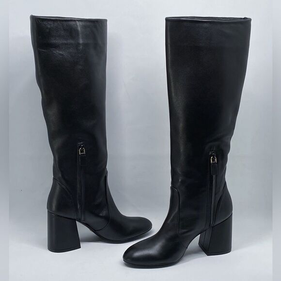 Stuart Weitzman Block Heel Mid Calf Boot size 6 - Picture 8 of 14